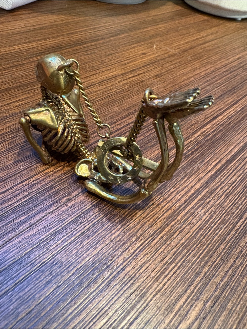 Brass Skeleton Cuff - Picture 8 of 8